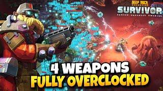 Final Overclocks on ALL 4 Weapons  Deep Rock Galactic Survivor