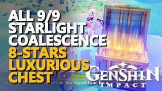 Starlight Coalescence Genshin Impact All 99 8-Stars Luxurious chest