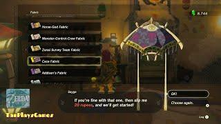 How to get Cece Fabric  Zelda Tears of The Kingdom.