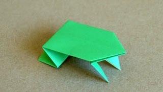 Origami Jumping Frog Instructions www.Origami-Fun.com