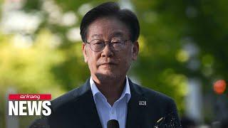 DP leader Lee Jae-myung questioned by DA for allegedly sending money illegally to N. Korea