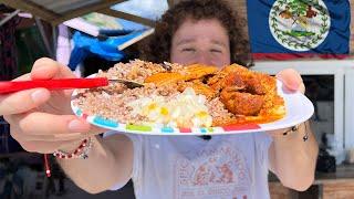 Tasting street food in BELIZE  A fascinating mix 🫔