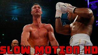 Super Slow-Mo HD Anthony Joshuas Devastating Uppercut to Klitschko