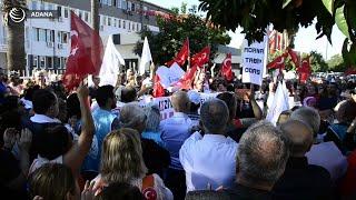 Aile hekimleri Adanada da eziyet yönetmeliğine karşı sokağa çıktı Bakan istifa