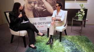 Marc Anthony en entrevista con Ocesa