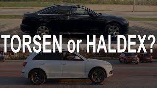 Audi Quattro 2.0 TDI - Torsen or Haldex? How to see the difference? A6 Q5 Q3 Q2 - test on rollers