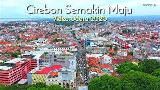 Cirebon Drone Melihat dari Udara Suasana Kota Cirebon Jawa Barat