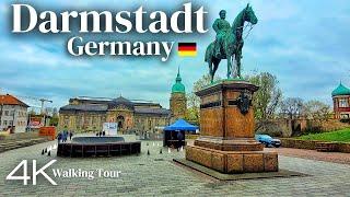 Darmstadt Germany Walking Tour - 4K Ultra HD