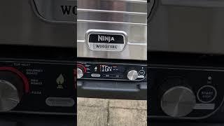 Ninja Woodfire Oven igniting
