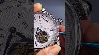 Sea-Gull watch tourbillon retrograde day and date hands