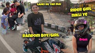 Random stranger Boy turned into a Hot Biker Girl  Asked her out for a Bike Ride