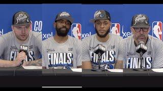 Mavs Postgame Interviews Game 5 vs. Timberwolves Clinch NBA Finals Luka Doncic Kyrie Irving More