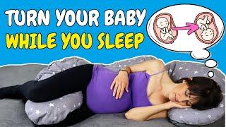 Posisi tidur terbaik untuk membalikkan bayi sungsang - SATU-SATUNYA posisi tidur yang dapat diandalkan untuk membalikkan bayi