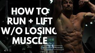 How to RUN and LIFT Without Losing Muscle Explained in 3 MINUTES Hybrid Athlete Program