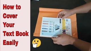 How to cover school books notebook  how to cover school books with brown paper