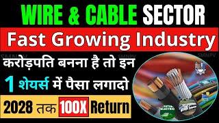 Wire & Cable Sector Review Fast growing IndustryBest Stocks to buy now and Get 2028 तक 100X Return
