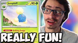 This NEW Jumpluff Deck Is So FUN To Play So Many Tricks Paldea Evolved PTCGL
