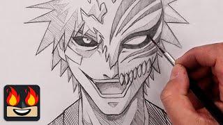 How To Draw Ichigo Kurosaki  Bleach Sketch Tutorial