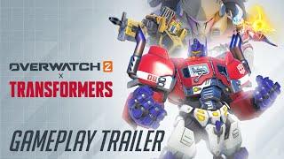 Overwatch 2 x TRANSFORMERS  Gameplay Trailer