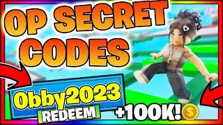 2023 MEGA EASY OBBY CODES *SECRET* ALL NEW OP SECRET ROBLOX MEGA EASY OBBY SECRET CODES