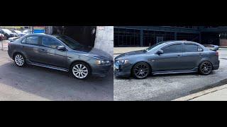 One year transformation on lancer GTS