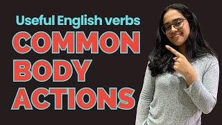 Common Body Actions  Daily Used English Verbs #shorts #learnenglisb #ananya #englishlesson