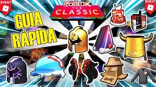 Guía Rápida Para Tener Los UGC GRATIS Del evento ROBLOX THE CLASSIC