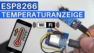 ESP8266 als Webserver Temperaturanzeige mit einem DHT11