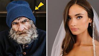 Homeless Man Came To Her Wedding When He Took The Microphone Something Beautiful Happend