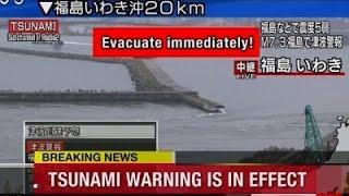 Raw Tsunami Warning in Japan After Strong Quake