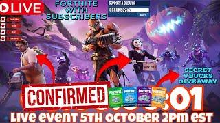 FORTNITEMARES *VBUCKS GIVEAWAY+LIVE EVENT* #ogsun537x3 #vbucks #giveaway