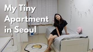 My Tiny Seoul Apartment officetel Tour  $500month 200sqft