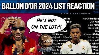 Ballon DOR 2024 List REACTION Mbappe & Saka over Rodrygo is CRAZY