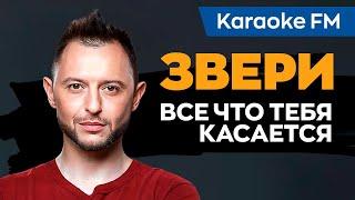 ЗВЕРИ — ВСЕ ЧТО ТЕБЯ КАСАЕТСЯ  Karaoke FM version