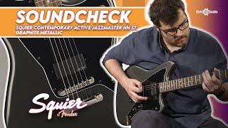 SOUNDCHECK  Squier Contemporary Active Jazzmaster HH ST Graphite Metallic