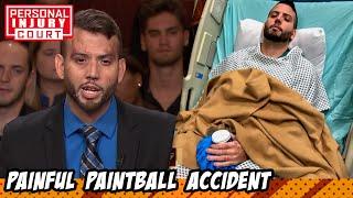 He Got Shot In The WORST PLACE During Paintball  Personal Injury Court