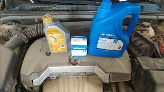 2018 impala engine oil .oil filter replacement