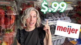 Stock Up Berry Haul  LAST DAY OF SALE Meijer Sale May 2024