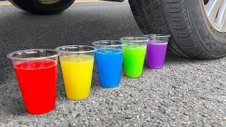 Expriment Car vs M&MCANDY Orbeez Balloons Slime Juice Crushing Crunchy & soft Things by Car