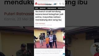 Ibu h@bisi nyawa anak karena kecanduan judi online #shorts