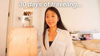 PACK WITH ME FOR SOUTH EAST ASIA for 30 days of traveling eeek