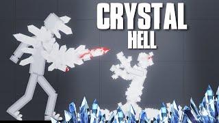 People vs Crystal Human in Crystal Hell 