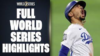 Dodgers Rays battle it out for 6 games in 2020 World Series  Full World Series Highlights + Recap