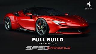 Ferrari SF90 Stradale  Alpha Model  124  Scale Model Building  ASMR 