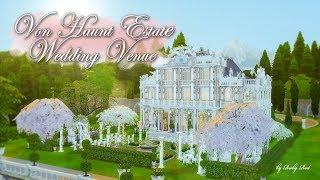 Sims 4   Speed Build  Von Haunt Estate Wedding Venue DL+CC  模擬市民4 蓋房屋  浪漫莊園婚禮