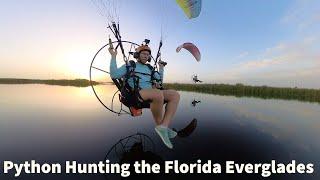 Python Hunting On Our Paramotors In The Everglades