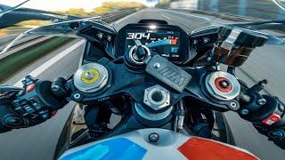 BMW M1000RR  ACCELERATION  0-300 KMH - PURE SOUND