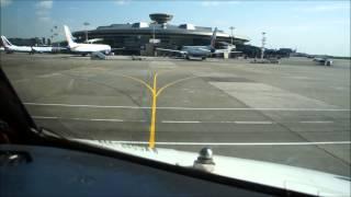 PILOTS EYE-VNUKOVO LANDING.Boeing 737-500