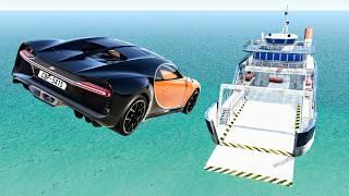 Epic High Speed Car Jumps #258 – BeamNG Drive  CrashBoomPunk