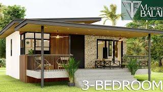 Simple House Design 3-Bedroom Small Farmhouse Idea  117 sqm.